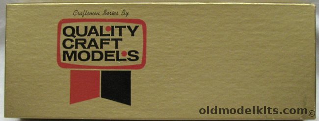 Quality Craft Models 1/87 Trailer Train Bulkhead Flat Car - With Sprung Trucks - HO Craftsman Kit, F-2 plastic model kit